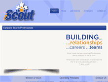 Tablet Screenshot of iscout.ca